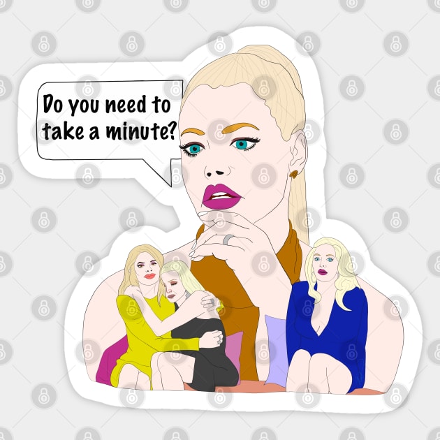 Saint Denise Richards Sticker by thecompassrose